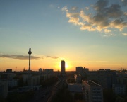 Abendstimmung über Berlin